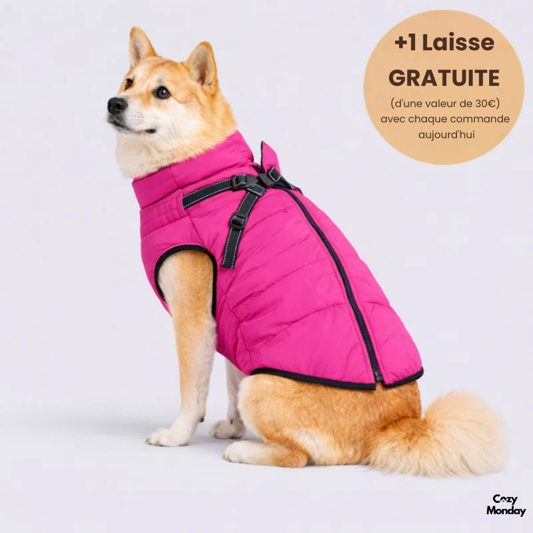 CozyMonday Animal™ Veste d'hiver 3 en 1 + Laisse OFFERTE