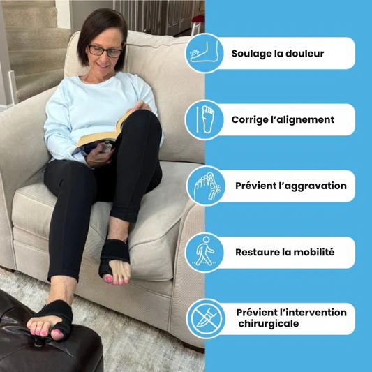 ValguEase™ - Souffrez-vous d’un hallux valgus douloureux ? Soulagez la douleur sans intervention chirurgicale en seulement 20 minutes par jour !