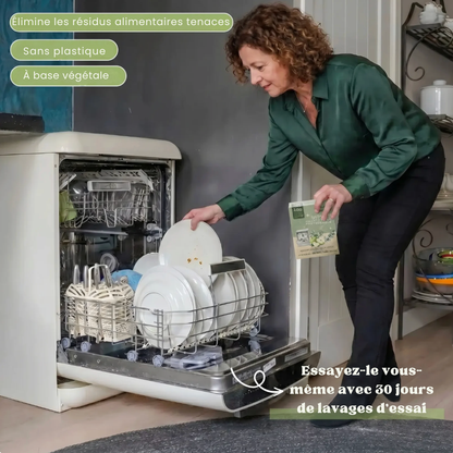 GreenClean Feuilles Détergentes Écologiques pour Lave-vaisselle
