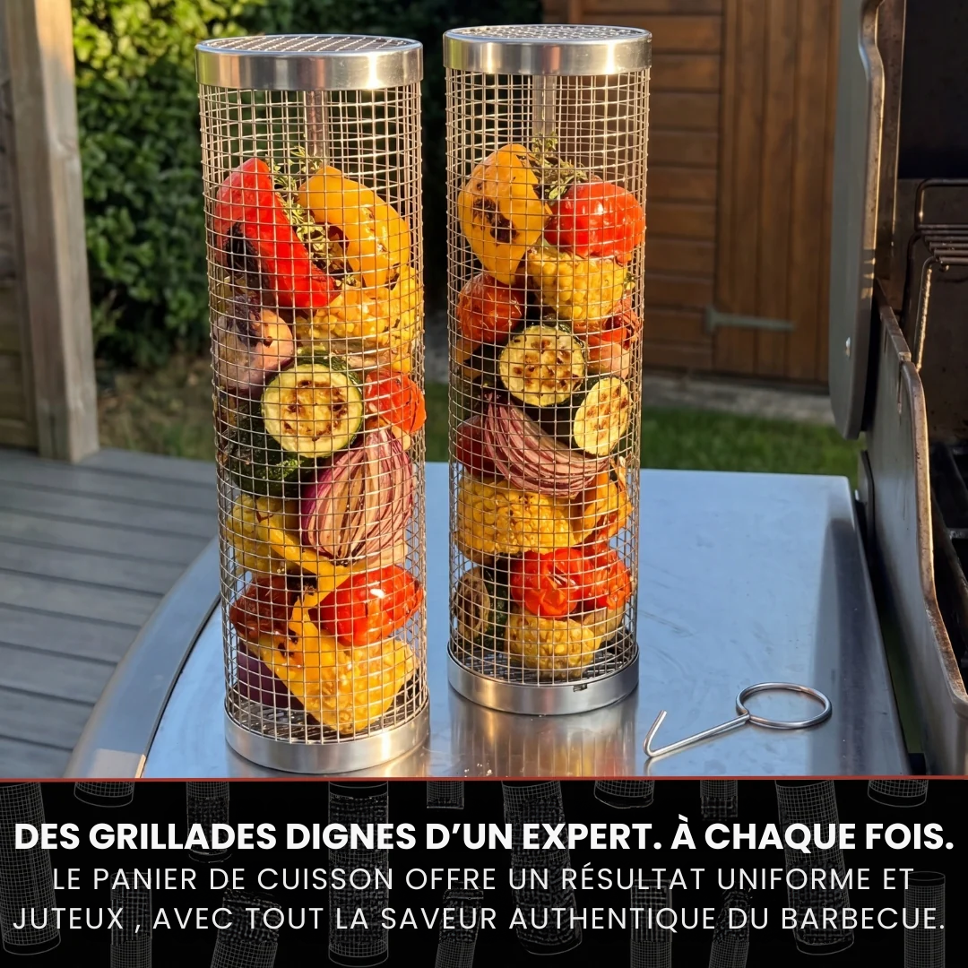 GrillTube – Panier de cuisson classique pour barbecue