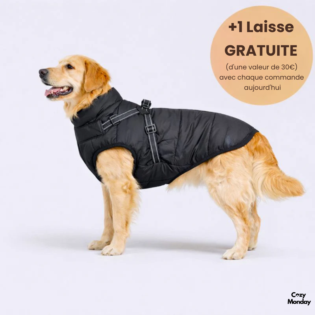 CozyMonday Animal™ Veste d'hiver 3 en 1 + Laisse OFFERTE