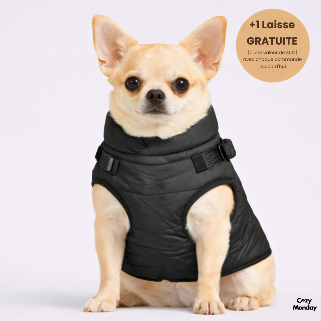 CozyMonday Animal™ Veste d'hiver 3 en 1 + Laisse OFFERTE