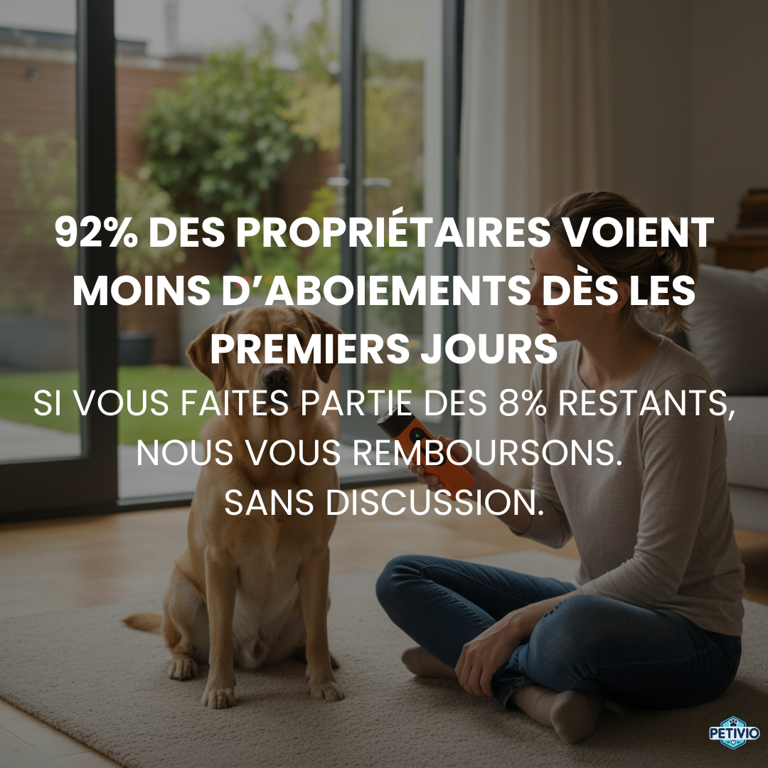 UltraStop Petivio - Stoppez les aboiements en douceur