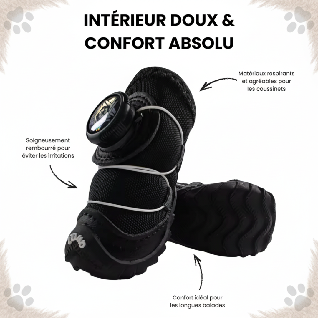 CozyRun Chaussures Chaudes et Confortables pour Chien